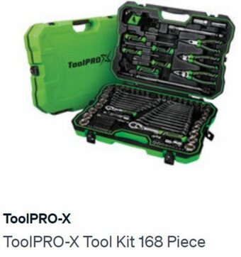 SuperCheap Auto ToolPRO-X Tool Kit 168 Piece offer