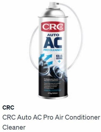 CRC Auto AC Pro Air Conditioner Cleaner