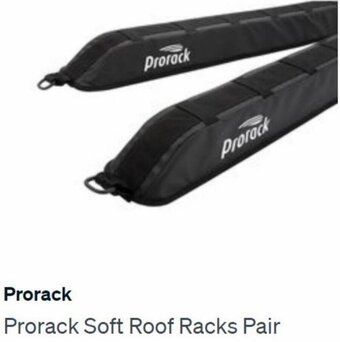 SuperCheap Auto Prorack Soft Roof Racks Pair offer