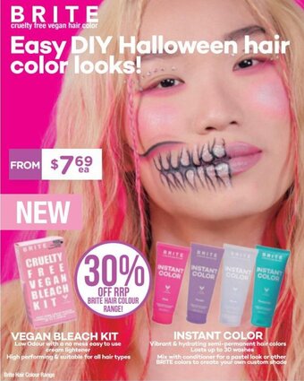 Chemist Warehouse Brite Hair Colour Range offer