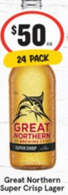 IGA Liquor Great Northern Super Crisp Lager offer