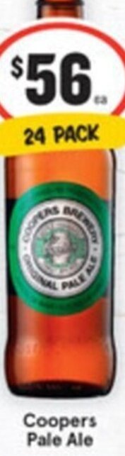 IGA Liquor Coopers Pale Ale offer