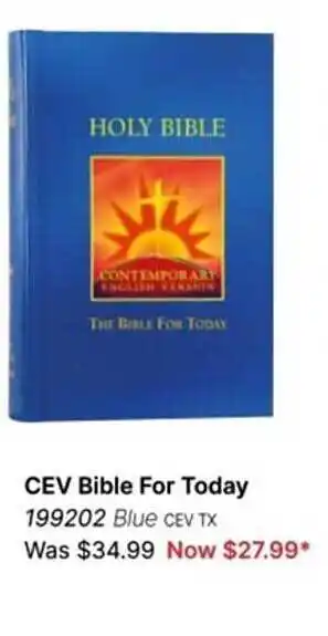 Cev bible for today blue cev tx
