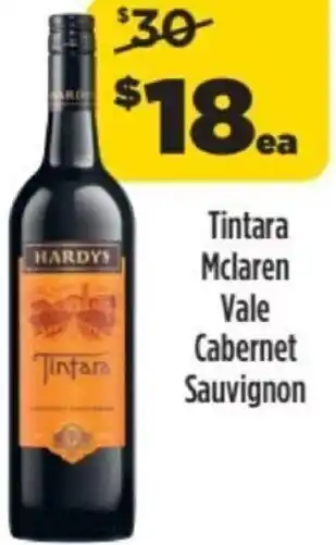 Liquorland Tintara Mclaren Vale Cabernet Sauvignon offer