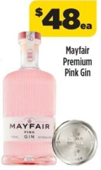 Liquorland Mayfair Premium Pink Gin offer