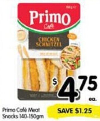 Spar Primo Café Meat Snacks 140-150gm offer