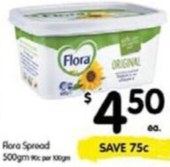 Spar Flora Spread 500gm offer