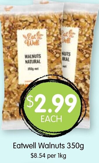 Spudshed Eatwell Walnuts 350g offer