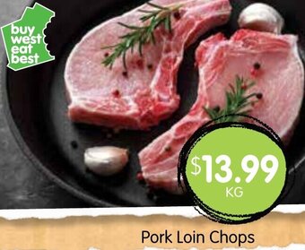 Spudshed Pork Loin Chops offer