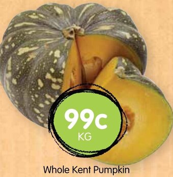 Whole Kent Pumpkin