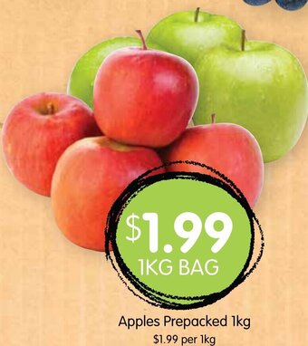 Spudshed Apples Prepacked 1kg offer