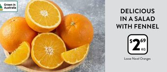 Foodworks Loose Navel Oranges offer