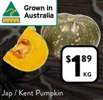 Foodworks Jap/Kent Pumpkin offer