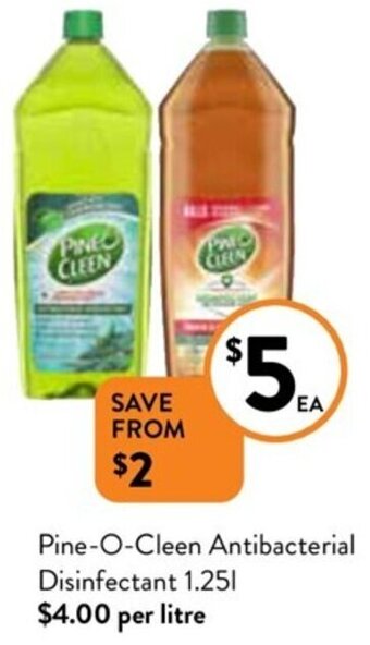 Pine-O-Clean Antibacterial Disinfectant 1.25L