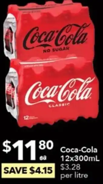 Ritchies Coca-Cola 12x300ml offer