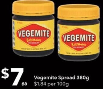 Ritchies Vegemite Spread 380g offer