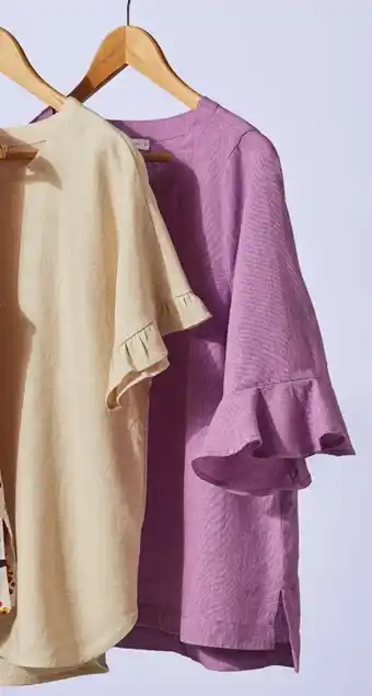Myer Regatta sustainable viscose blend top - violet offer