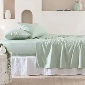 Pillow Talk Seasonal 400tc bamboo cotton fitted sheet by habitat offer