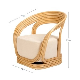 Pillow Talk Celeste rattan occasional chair by m.u.s.e. offer