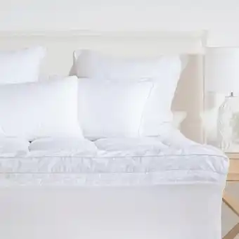 Pillow Talk New hotel & home superior 1850gsm mattress topper by hilton offer