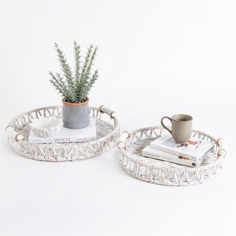 Pillow Talk Marina round tray by m.u.s.e. offer