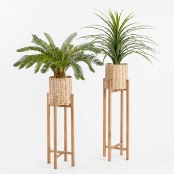 Pillow Talk Remy planter on stand by habitat offer