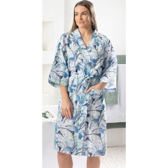 Pillow Talk Ebony linen cotton kimono by m.u.s.e. offer
