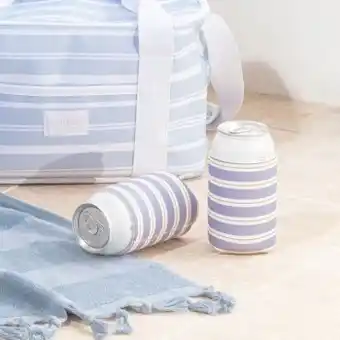 Pillow Talk Sundays talula blue stripe can cooler 2 pack by pillow talk offer