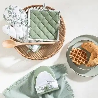 Pillow Talk Acacia green kitchen accessories by m.u.s.e. offer