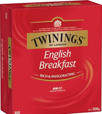 IGA Twinings tea bags 80-100 pack selected varieties offer