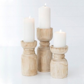 Pillow Talk Newport natural candle holders by habitat offer
