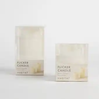 Pillow Talk Flicker led candle by habitat offer