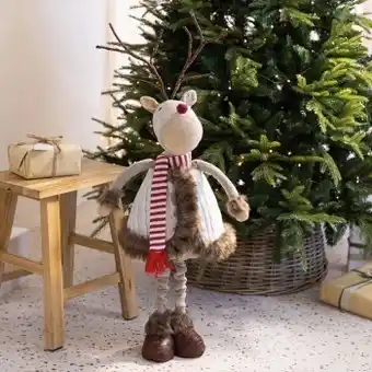 Pillow Talk Mrs rudi the reindeer standing decoration by habitat offer