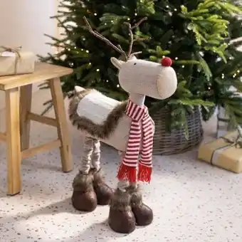 Pillow Talk Rudi the reindeer standing decoration by habitat offer