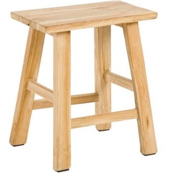 Pillow Talk Ward recycled teak stool by m.u.s.e. offer