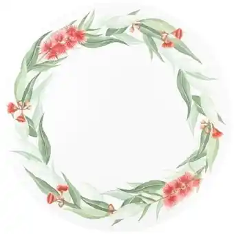 Pillow Talk Christmas native flower placemat pack by m.u.s.e. offer