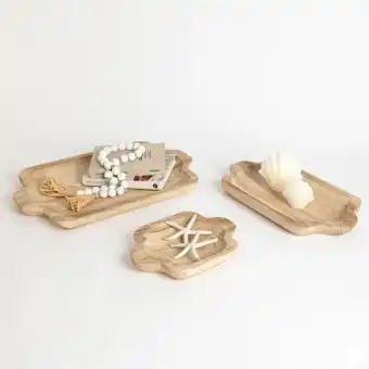Pillow Talk Bailey decorative wooden tray by habitat offer