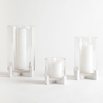Pillow Talk Lola white candle holder by habitat offer