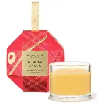 Christmas a tahaa affair 30g candle bauble by glasshouse