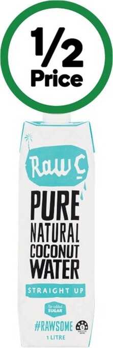 Woolworths Raw c coconut water 1 litre offer
