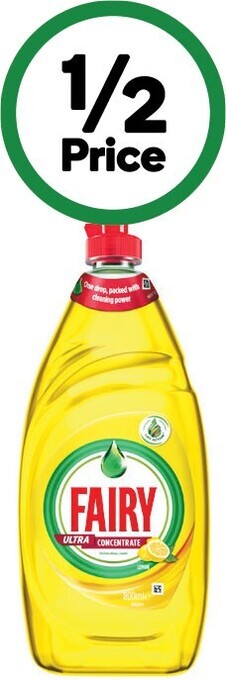 Woolworths Fairy dishwashing liquid 800ml offer