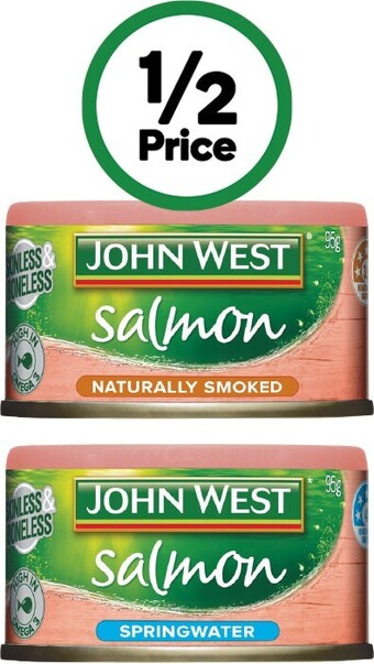 Woolworths John west salmon tempters 95g offer