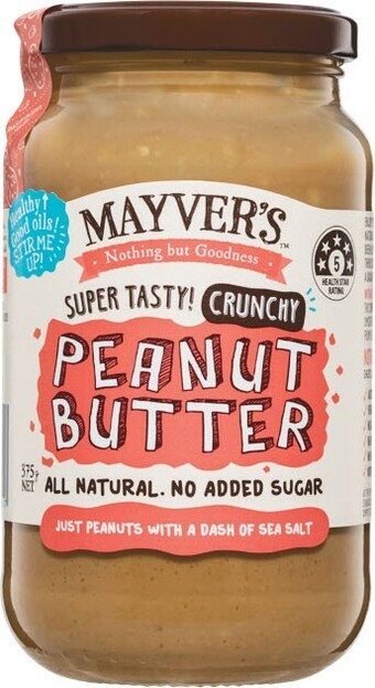 Woolworths Mayver’s peanut butter 375g offer