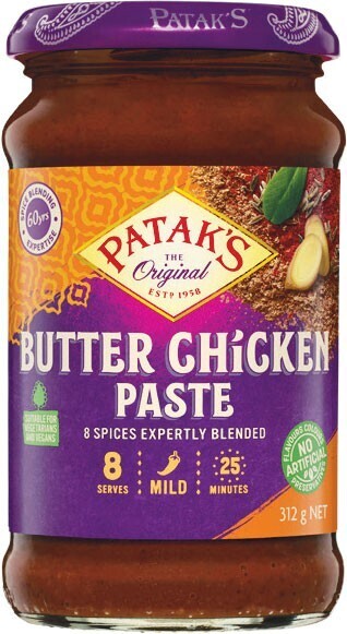 Woolworths Patak’s curry paste 283-312g offer