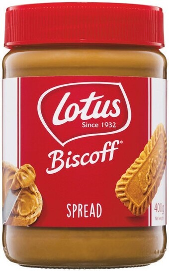 Woolworths Lotus biscoff spread 380-400g offer