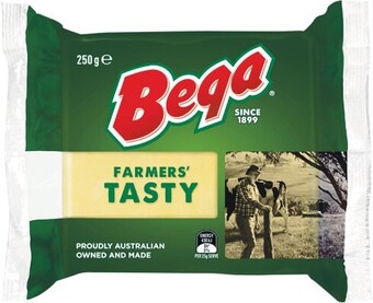 Woolworths Bega block, grated or sliced 250-300g offer