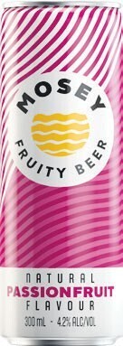 Woolworths Mosey fruity beer passionfruit cans 4x300ml offer