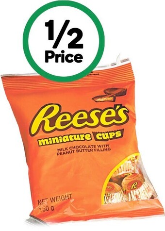 Woolworths Reese's miniatures 150g offer
