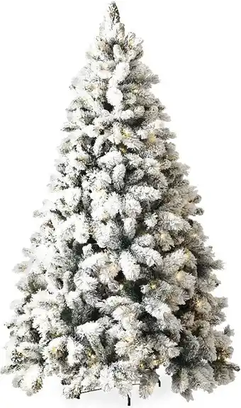 Woolworths Jingle jollys 2.1m snowy tips christmas tree offer