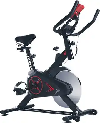 Woolworths Everfit flywheel spin bike b-01-bk home gym – black offer